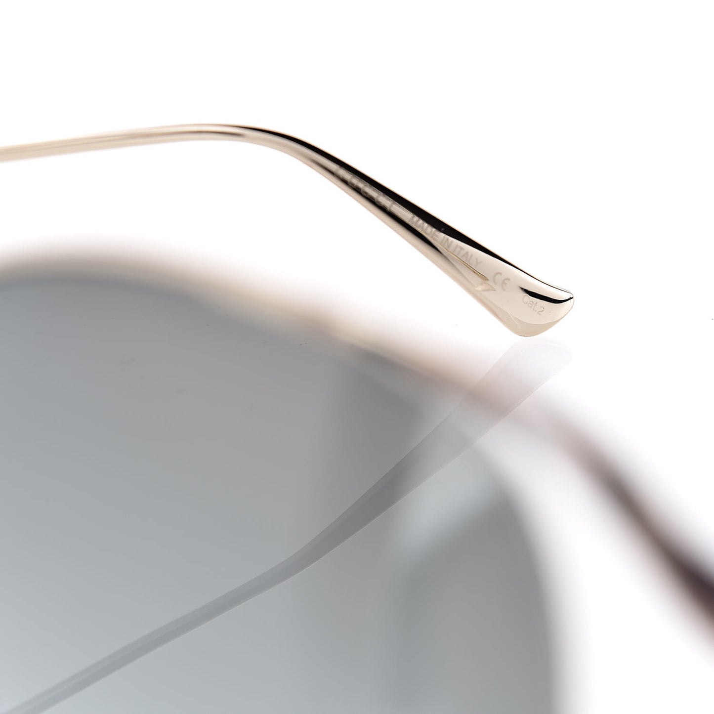 Metal Oversized Round Frame GG0225S Sunglasses Gold