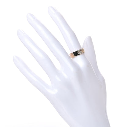 Hermes 18K Rose Gold Diamond PM H D'Ancre Ring 52 6 2 of 5