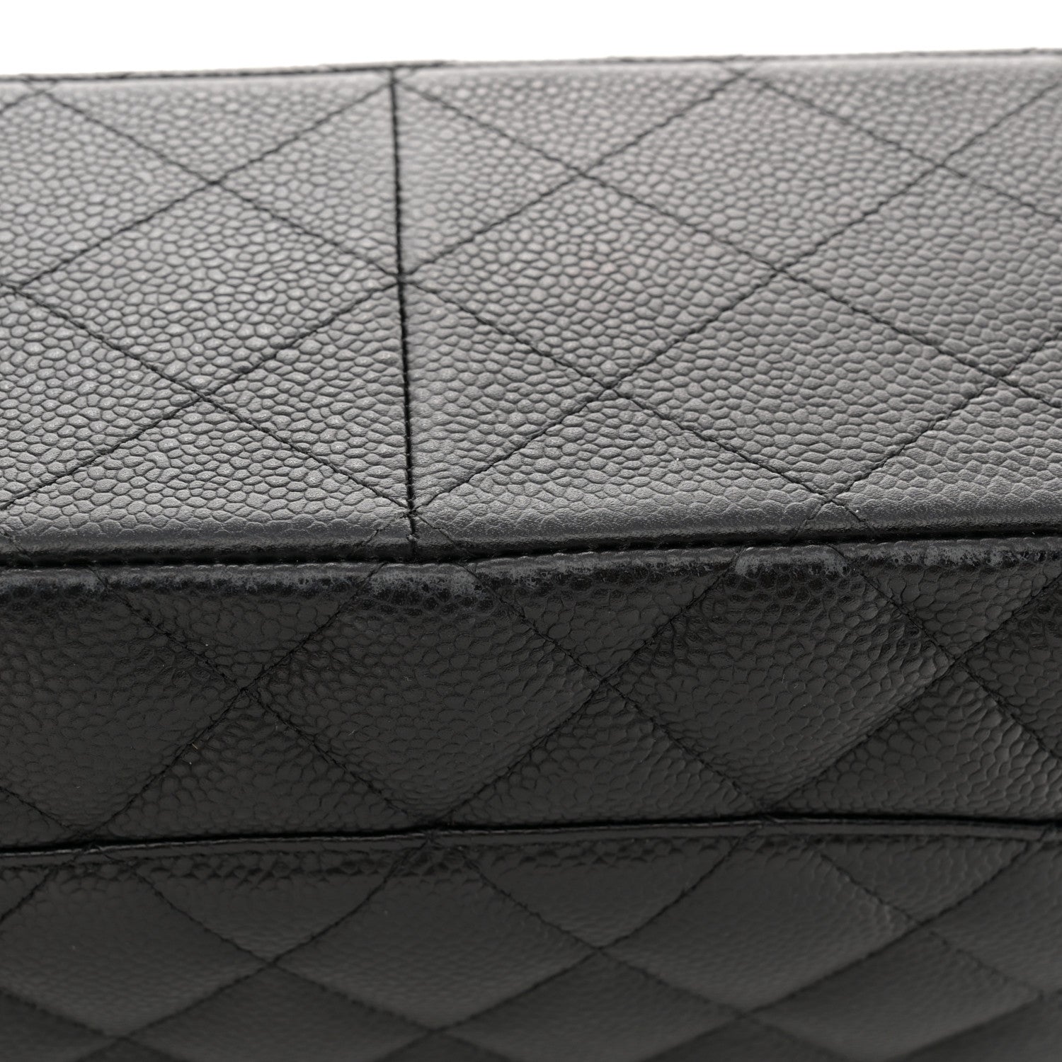 Chanel Caviar Quilted Jumbo Double Flap Black 12 of 12