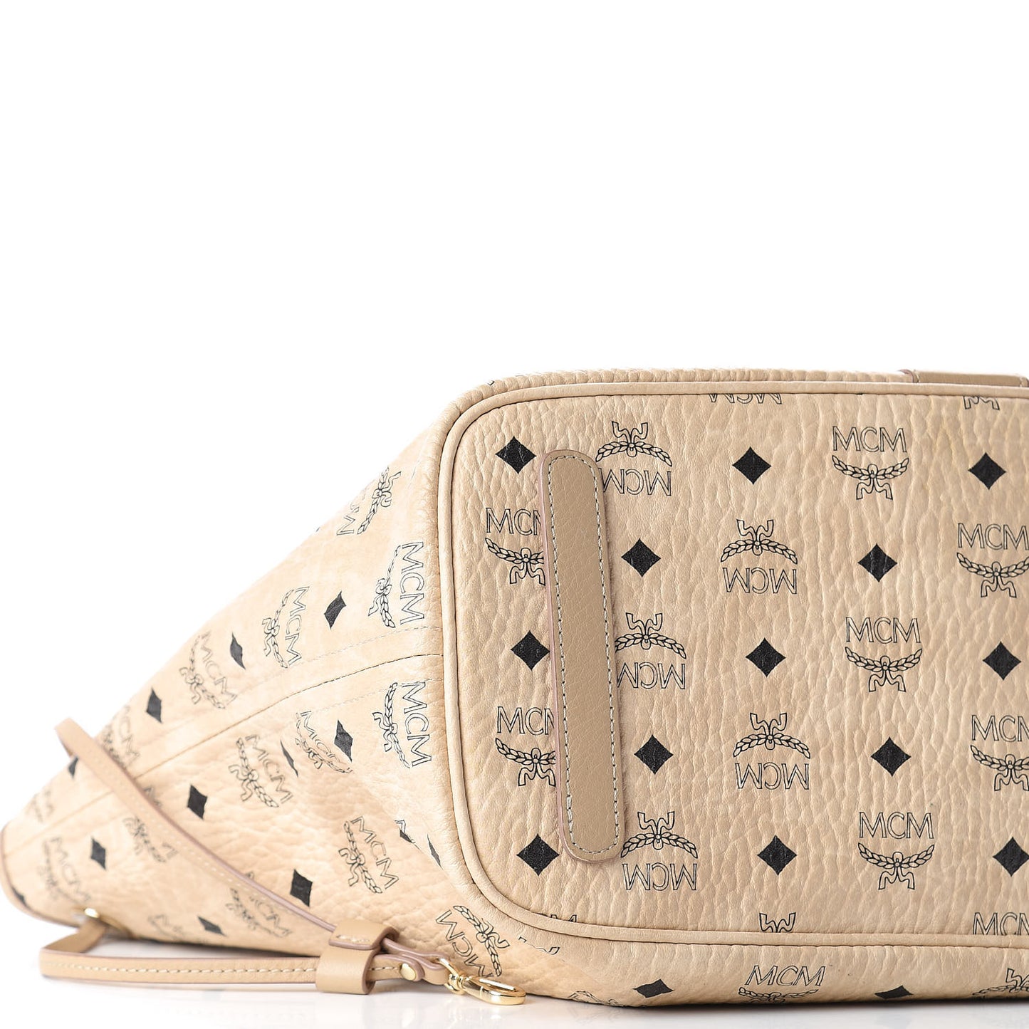 Visetos Medium Liz Reversible Shopper Tote Beige