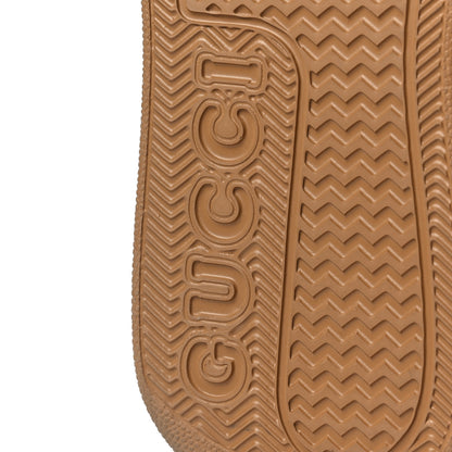 Gucci Calfskin GG Monogram Womens Platform 55mm Sneakers 38.5 Hezelnut Beige Ebony Mystic White 7 of 9