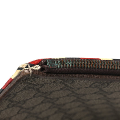 Gucci GG Supreme Monogram Courrier Embroidered UFO Pouch Beige New Acero 14 of 15