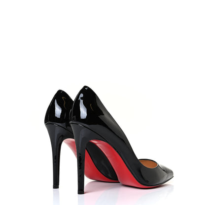 Christian Louboutin Patent Pigalle 100 Pumps 39 Black 3 of 7