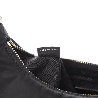 Prada Nylon Re-Edition 2005 Shoulder Bag Black 9 of 11