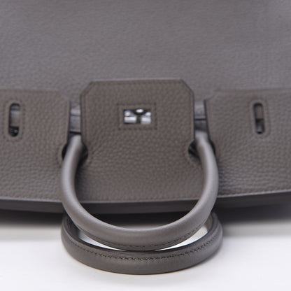 Hermes Togo Birkin 25 Etain 16 of 34
