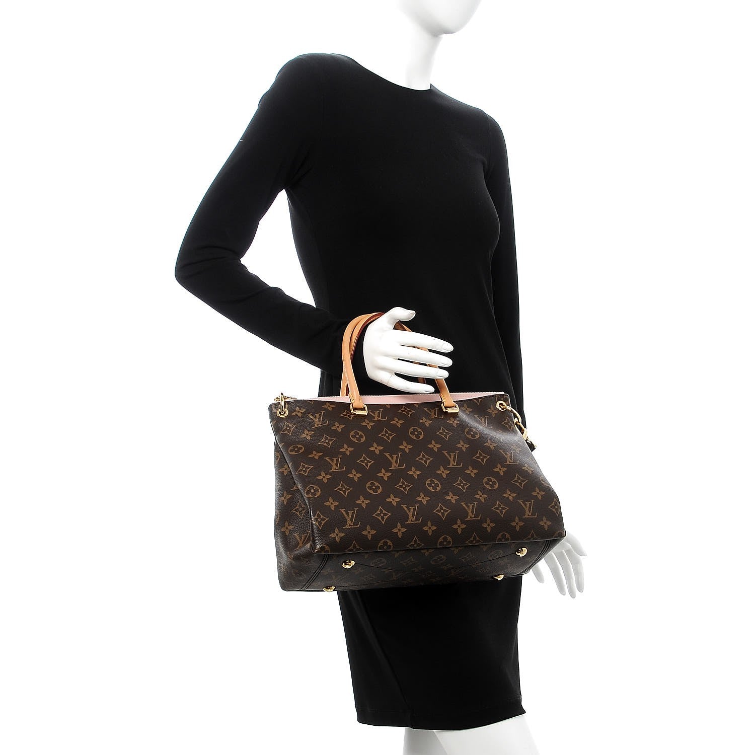 Louis Vuitton Monogram Pallas Rose Ballerine 3 of 9