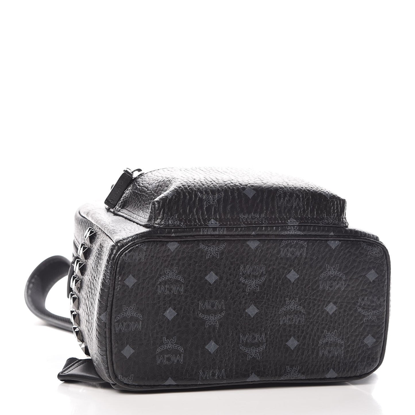Visetos Small Side Stud Backpack Black