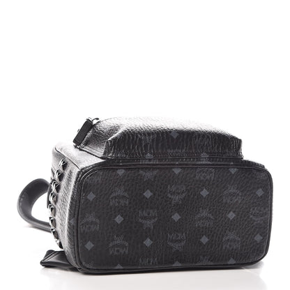 MCM Visetos Small Side Stud Backpack Black 4 of 8