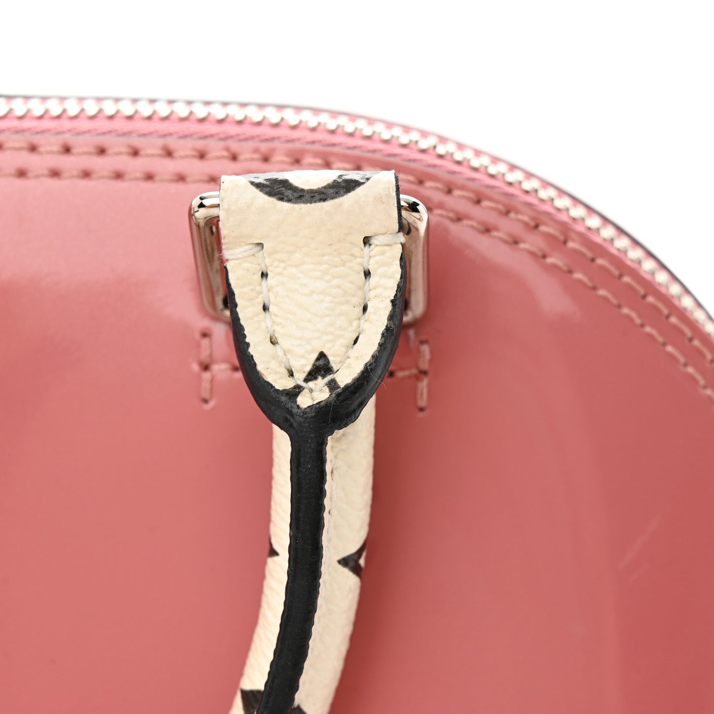 LOUIS VUITTON Patent Monogram Alma BB Rose Blush