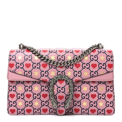 Gucci Calfskin Valentine's Day Exclusive Small Dionysus Bag Pink 1 of 10