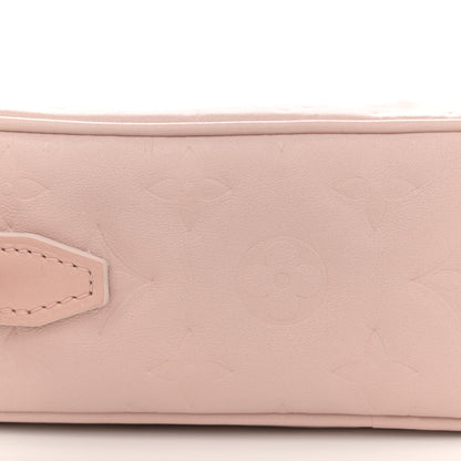 Louis Vuitton Lambskin Embossed Monogram Fall In Love Sac Coeur Light Pink 8 of 10