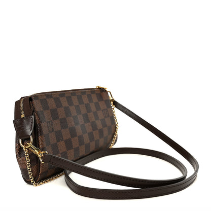 Louis Vuitton Damier Ebene Eva Clutch 3 of 10
