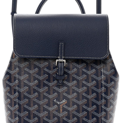 Goyard Goyardine Calfskin Mini Alpin Backpack Navy 7 of 9