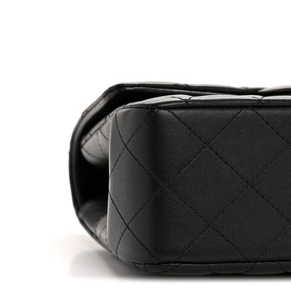 Chanel Lambskin Quilted Mini Top Handle Rectangular Flap Black 9 of 12