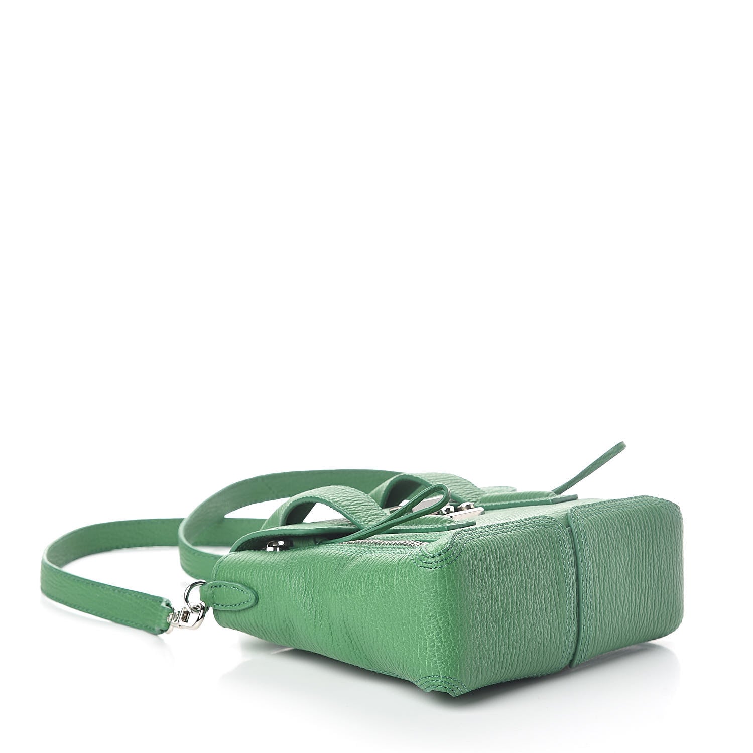 3.1 Phillip Lim 3.1 Textured Calfskin Mini Pashli Satchel Fern 4 of 9