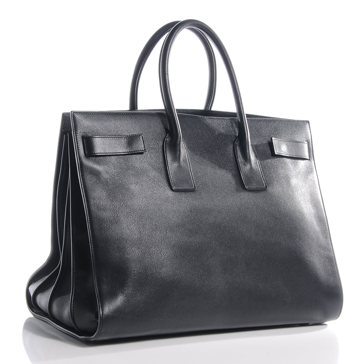 Saint Laurent Leather Large Sac de Jour Carryall Black 3 of 8