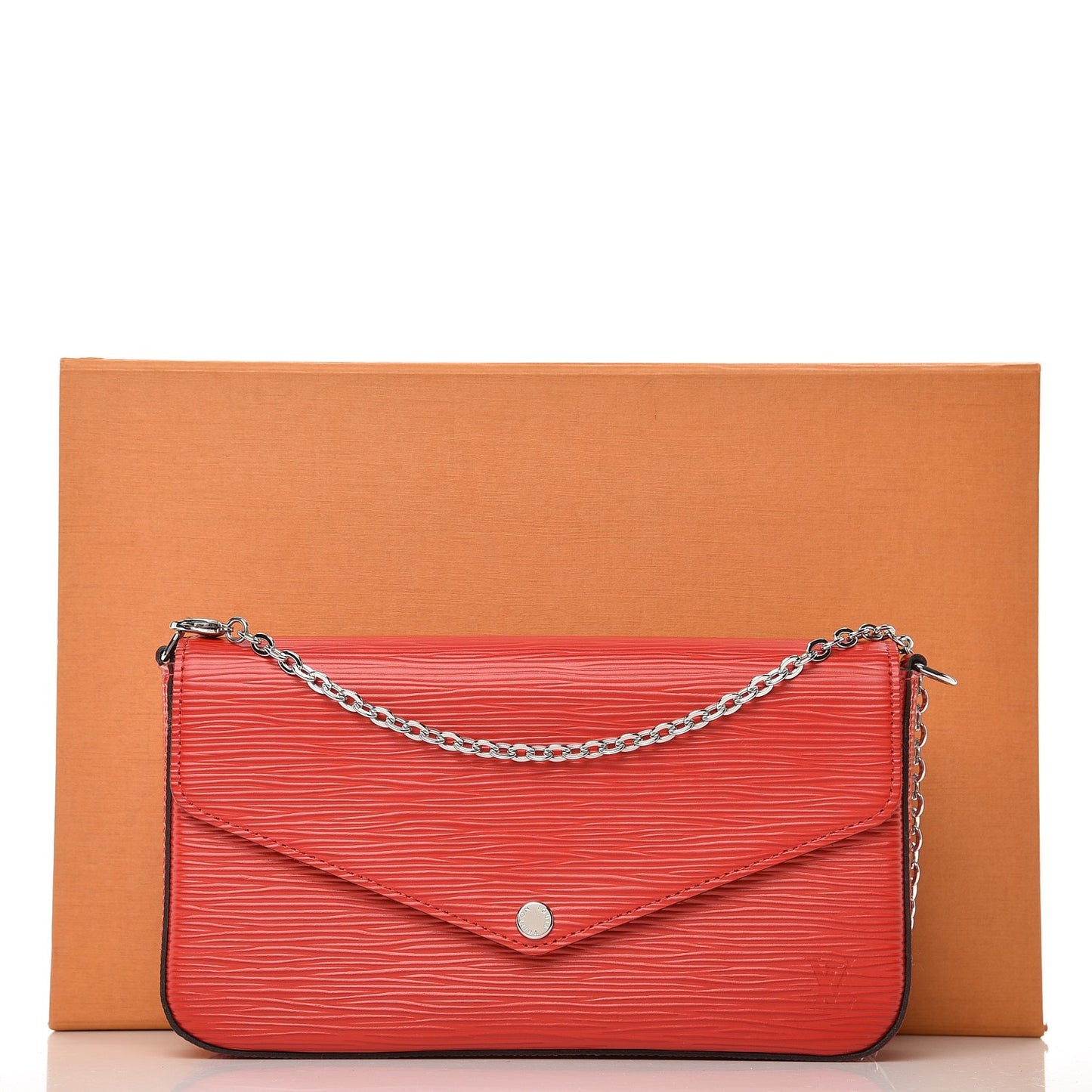 Epi Pochette Felicie Coquelicot