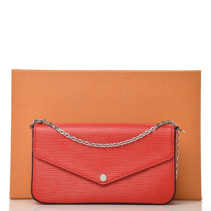 Louis Vuitton Epi Pochette Felicie Coquelicot 7 of 7