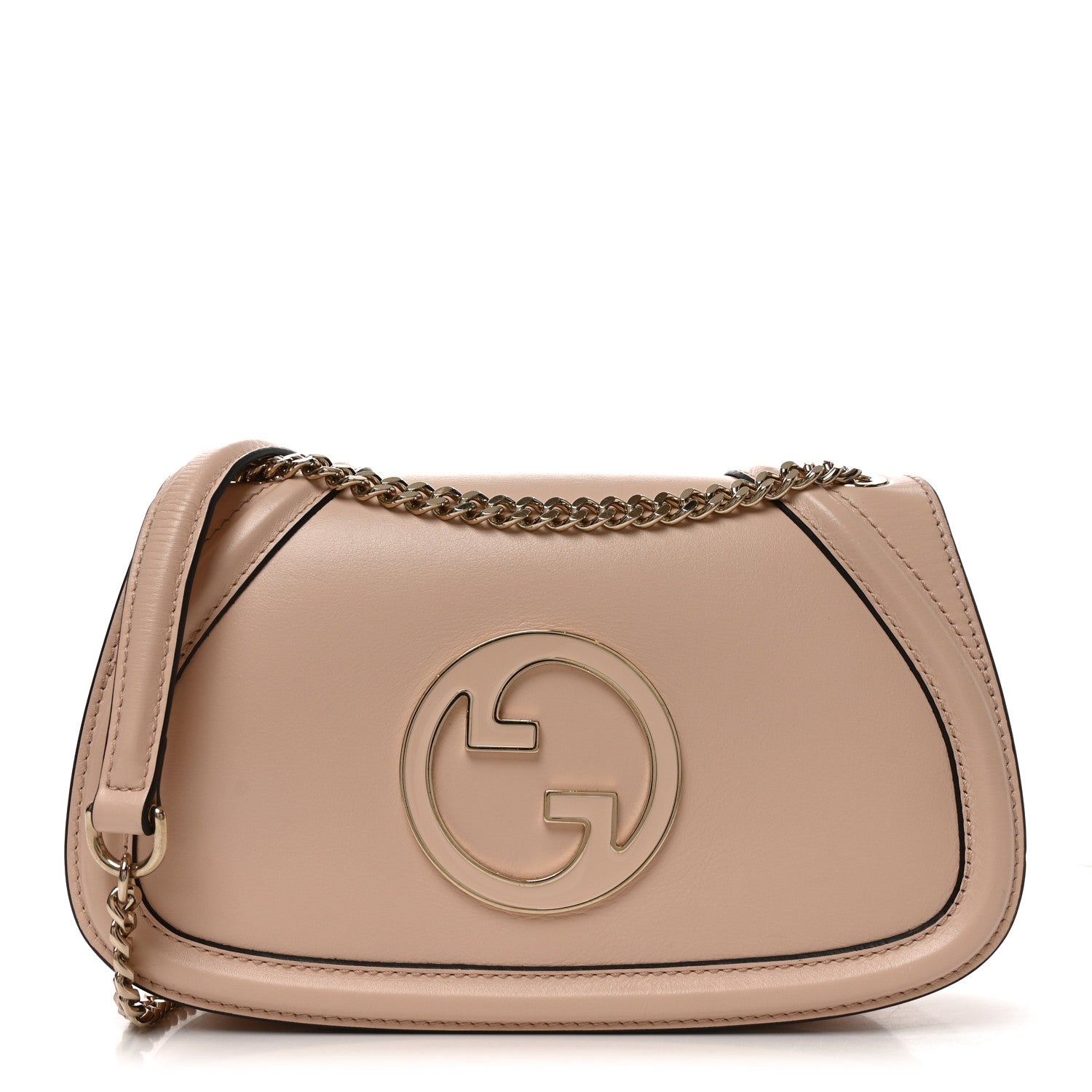 Gucci Calfskin Blondie Medium Shoulder Bag Pink 1 of 10