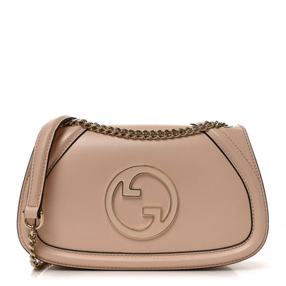 Gucci Calfskin Blondie Medium Shoulder Bag Pink 1 of 10