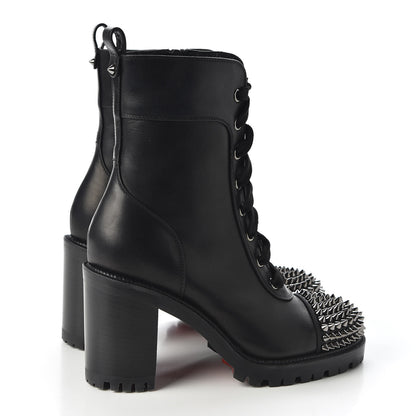 Christian Louboutin Calfskin Spikes TS Croc 70 Boots 35.5 Black 4 of 10