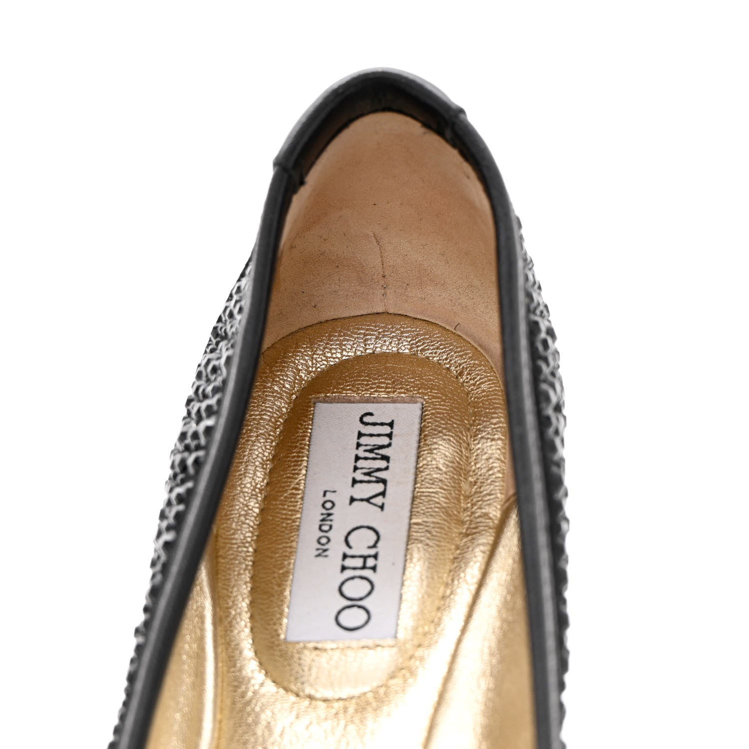 Jimmy Choo Jeweled Weber Ballet Flats 39 Black 12 of 16
