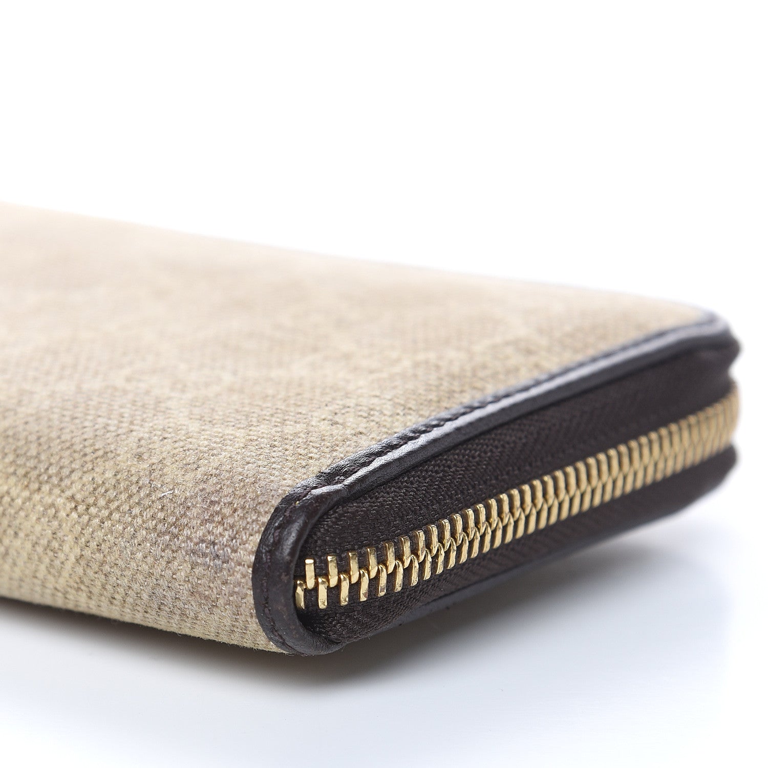 Gucci Monogram Zip Around Wallet Dark Brown 9 of 12