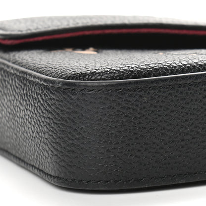 Louis Vuitton Empreinte Monogram Giant Felicie Pochette Black Beige 7 of 10