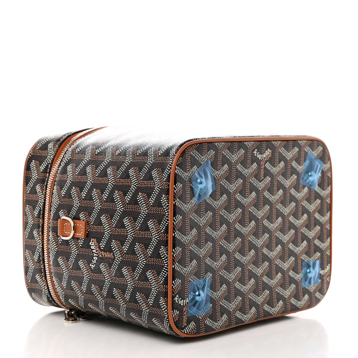 Goyard Goyardine Muse Vanity Case Black Gold 5 of 7