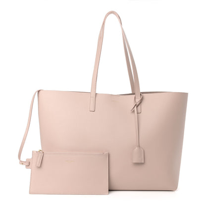 Saint Laurent Calfskin Large Shopping Tote Pale Blush 1 of 18