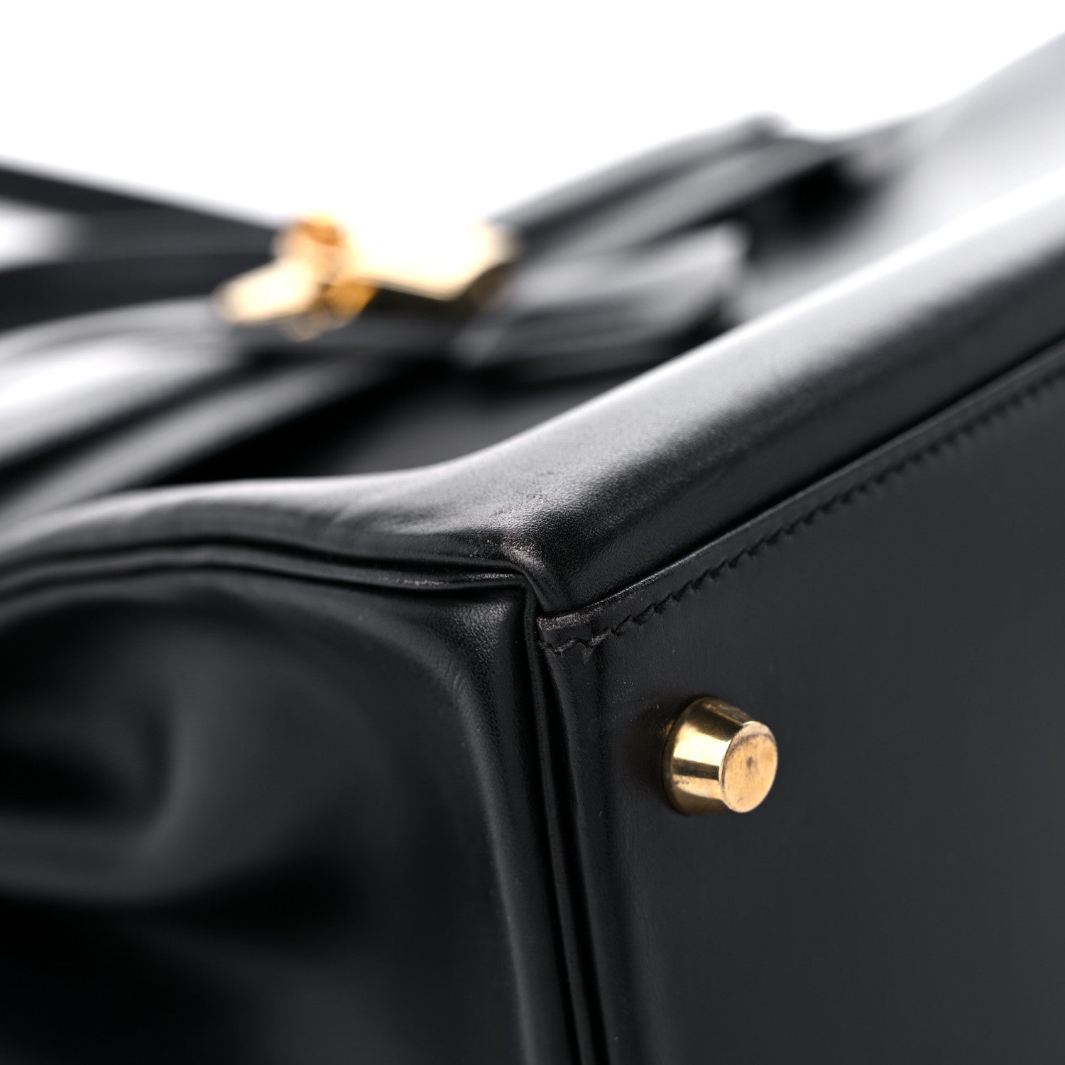 Hermes Box Kelly Retourne 32 Black 7 of 13