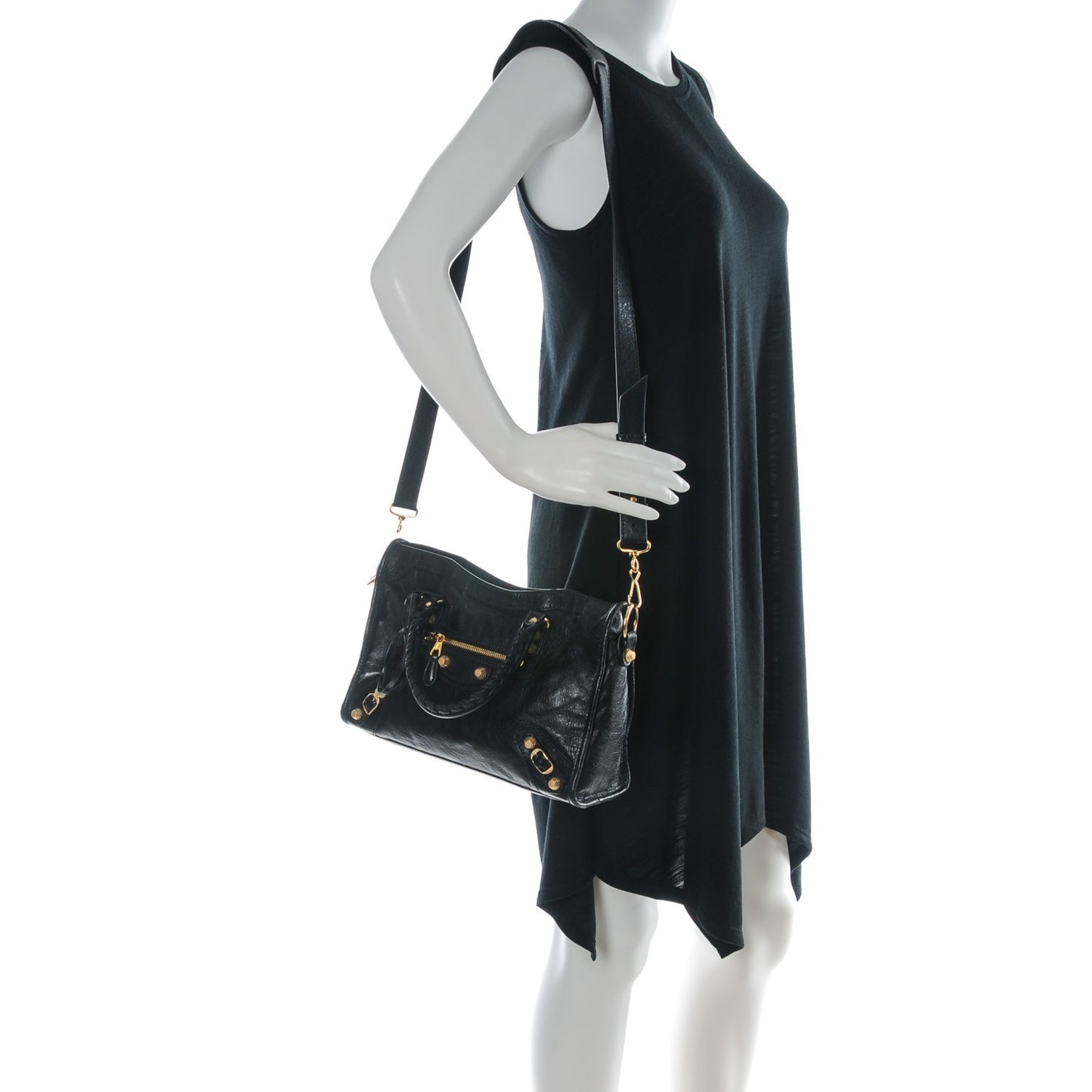 Agneau Giant 12 Gold Hardware S City Black