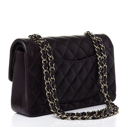 Chanel Lambskin Quilted Small Double Flap Dark Brown 2 of 4