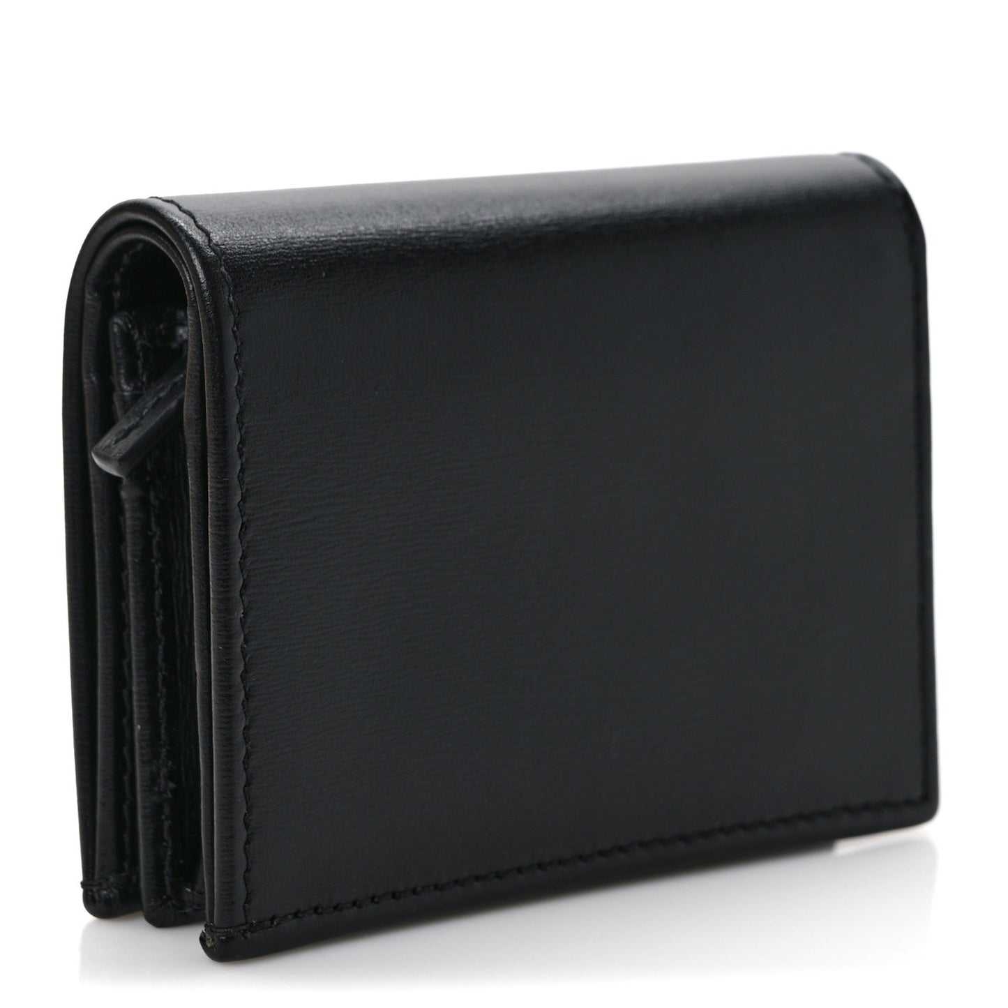 Boarded Plutone Calfskin Horsebit 1955 Card Case Wallet Black