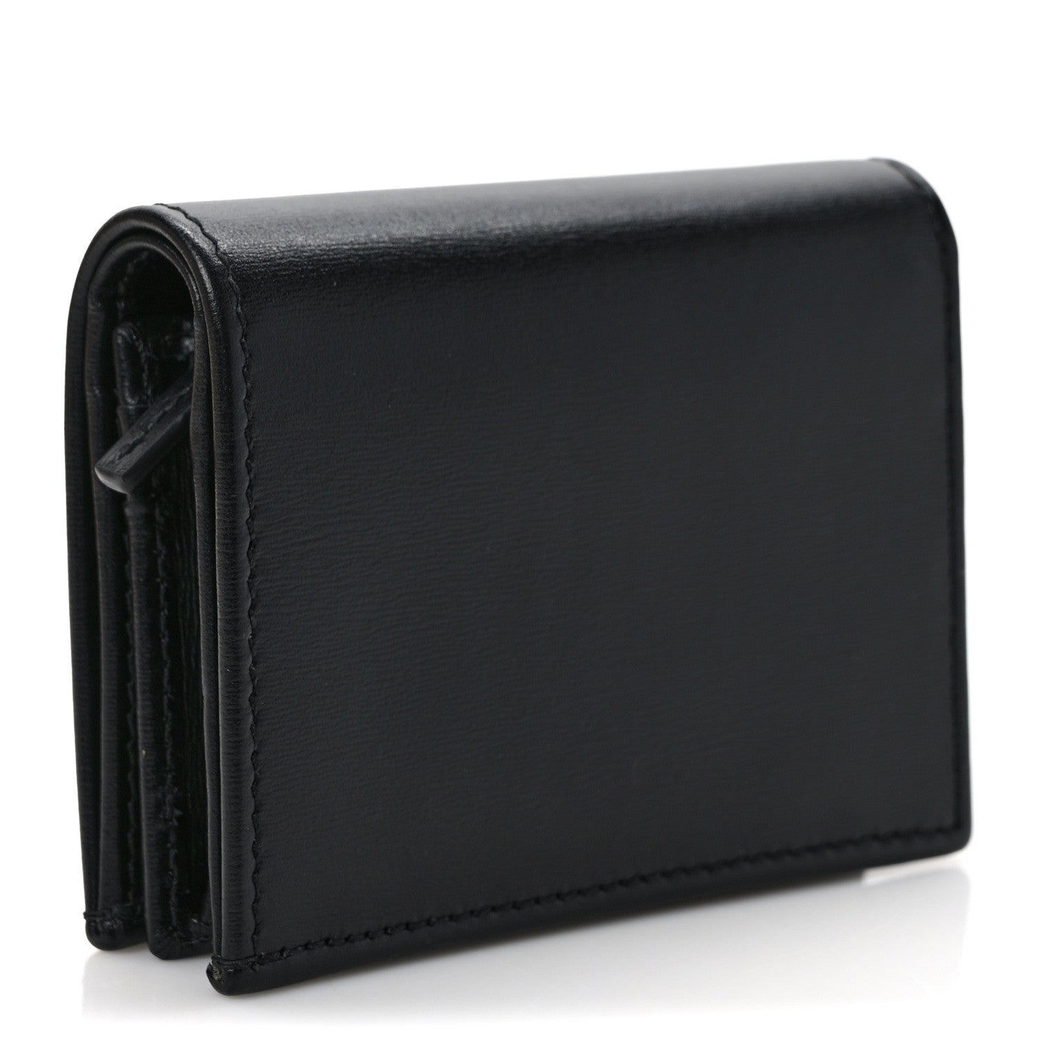 Gucci Boarded Plutone Calfskin Horsebit 1955 Card Case Wallet Black 3 of 8