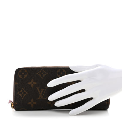 Louis Vuitton Monogram Clemence Wallet Fuchsia 2 of 11