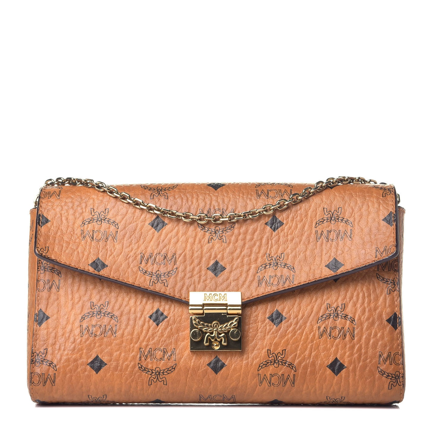 Visetos Millie Wallet On Chain Cognac