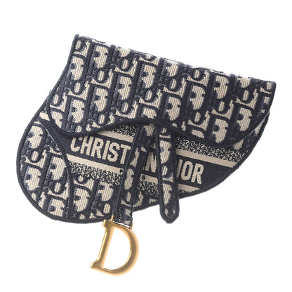 Christian Dior Oblique Saddle Pouch Blue 1 of 6