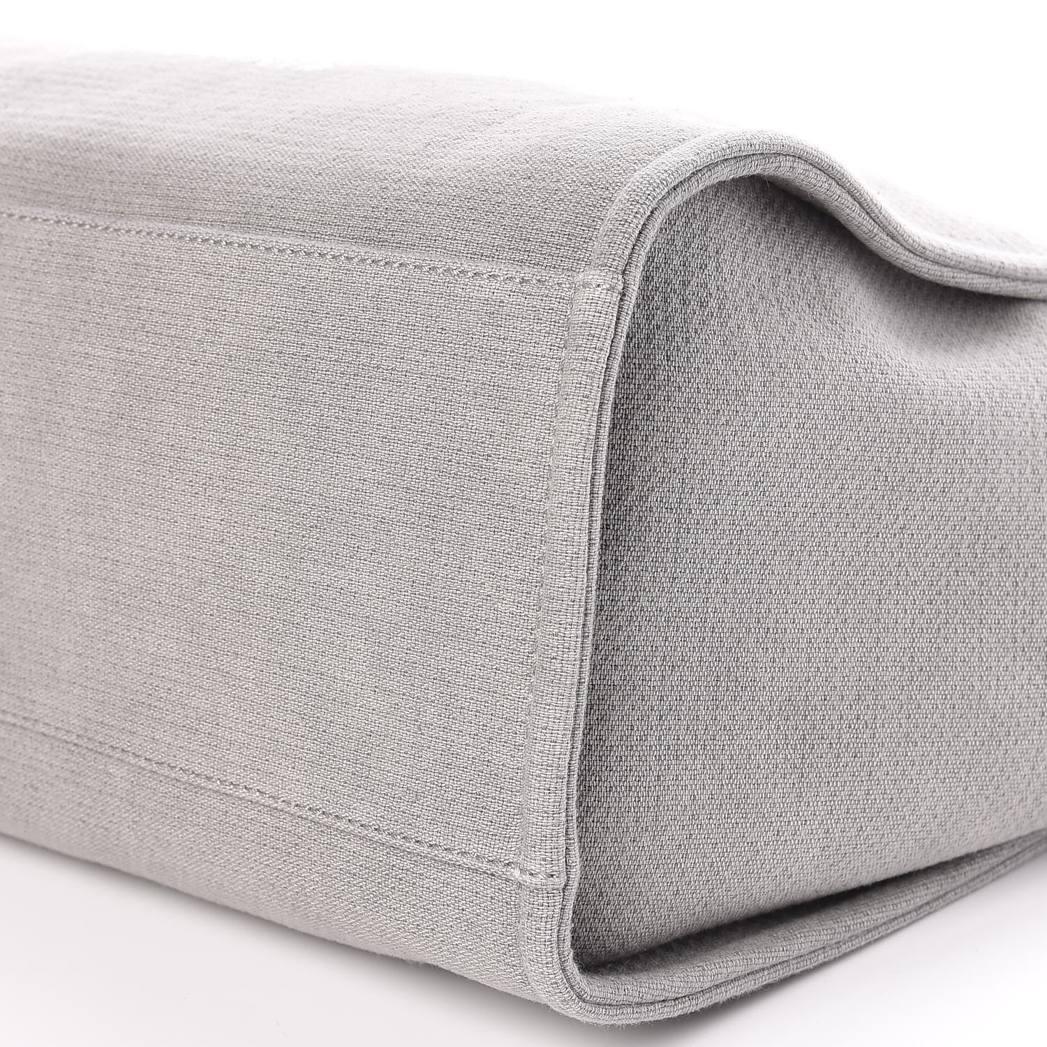 Chanel Canvas Large Deauville Tote Grey 10 of 11