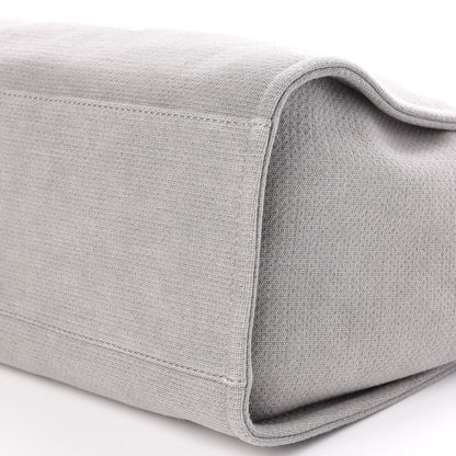 Chanel Canvas Large Deauville Tote Grey 10 of 11