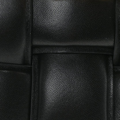 Bottega Veneta Lambskin Maxi Intreccio Padded Chain Cassette Crossbody Bag Black 7 of 9