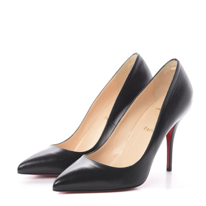 Christian Louboutin Kid Batignolles 100 Pumps 39 Black 2 of 7