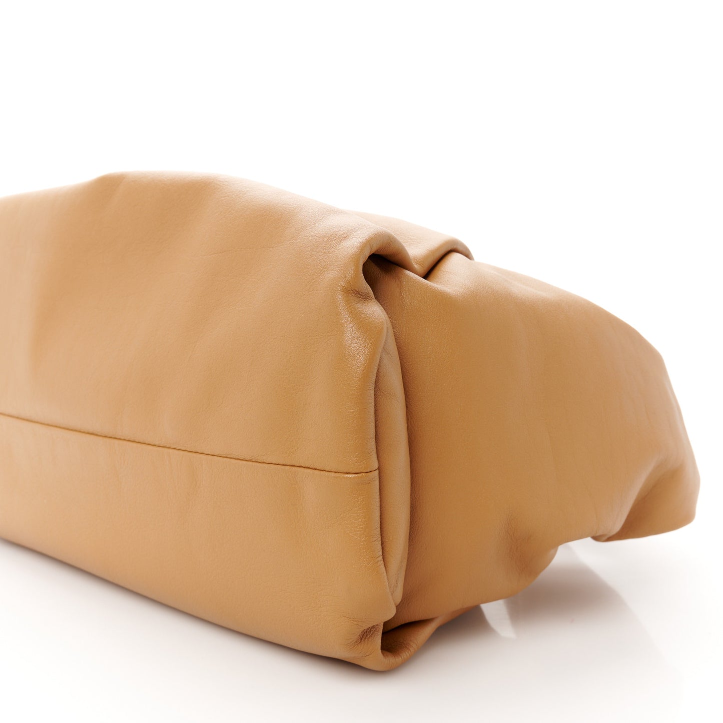 Smooth Butter Calfskin Small The Shoulder Pouch Caramel