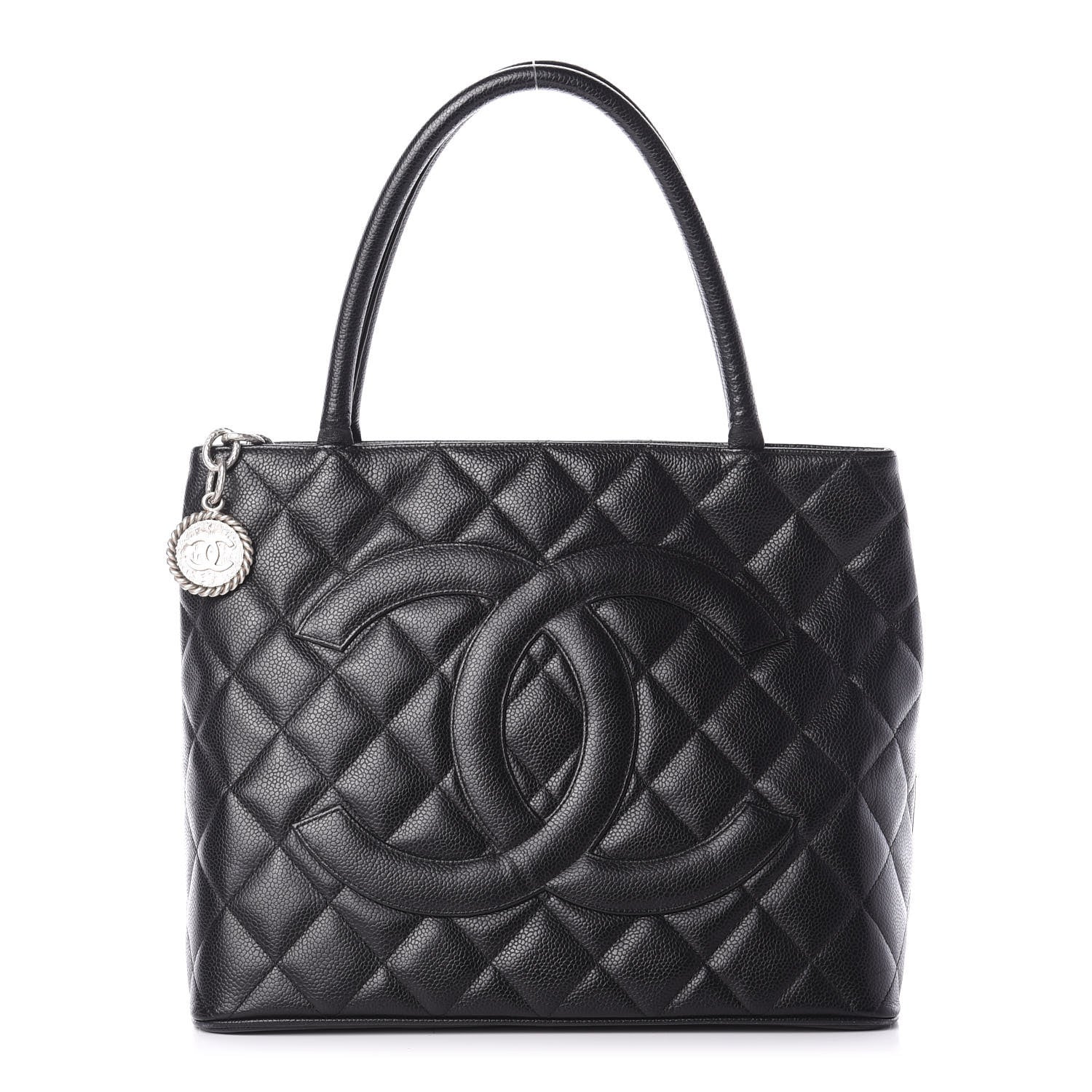 Chanel Caviar Quilted Medallion Tote Black 1 of 11