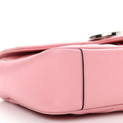 Gucci Calfskin Matelasse Mini GG Marmont Shoulder Bag Wild Rose 9 of 10