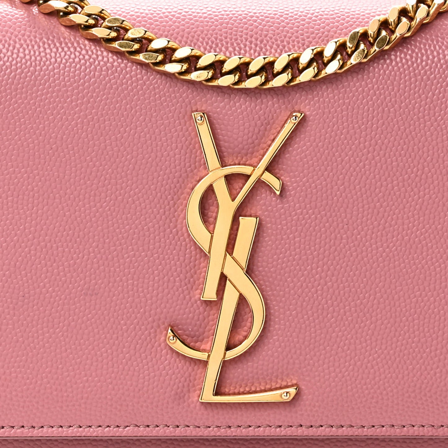 Grain De Poudre Small Monogram Kate Satchel Old Rose