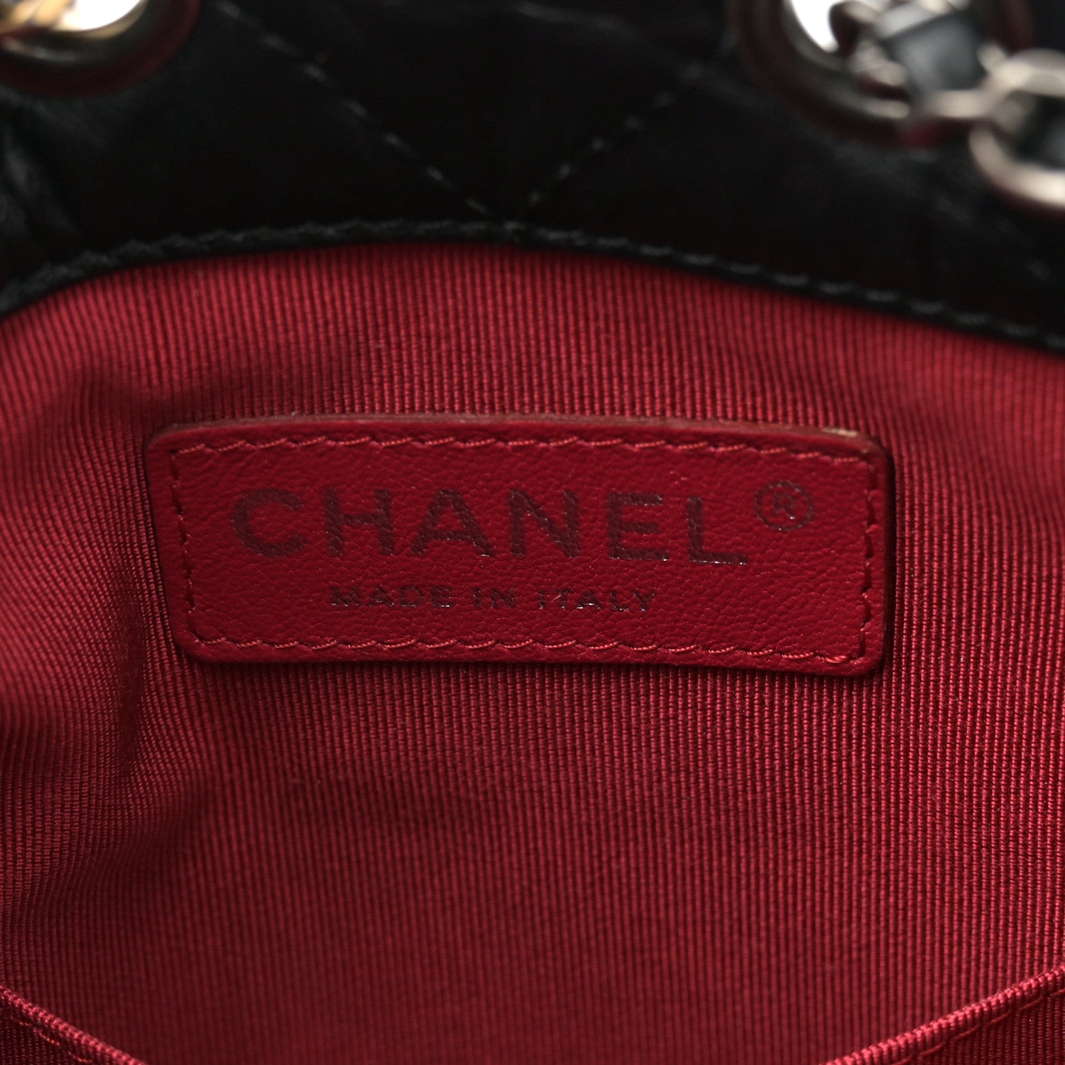Chanel Aged Calfskin Quilted Small Gabrielle Backpack Black 6 of 11