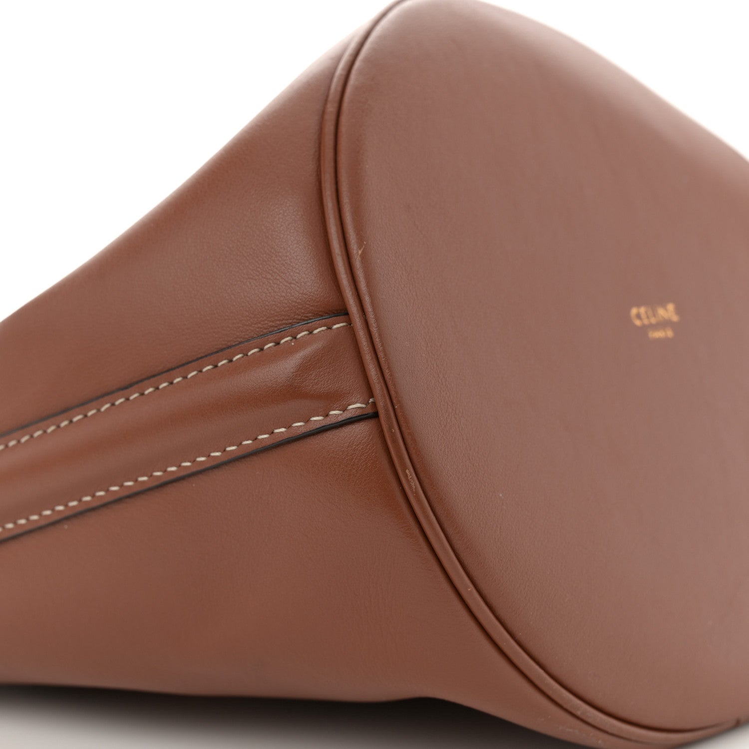 Celine Smooth Calfskin Bucket 16 Bag Tan 9 of 10