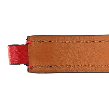 Hermes Epsom Rivale Double Tour Bracelet S Rouge Casaque 6 of 7