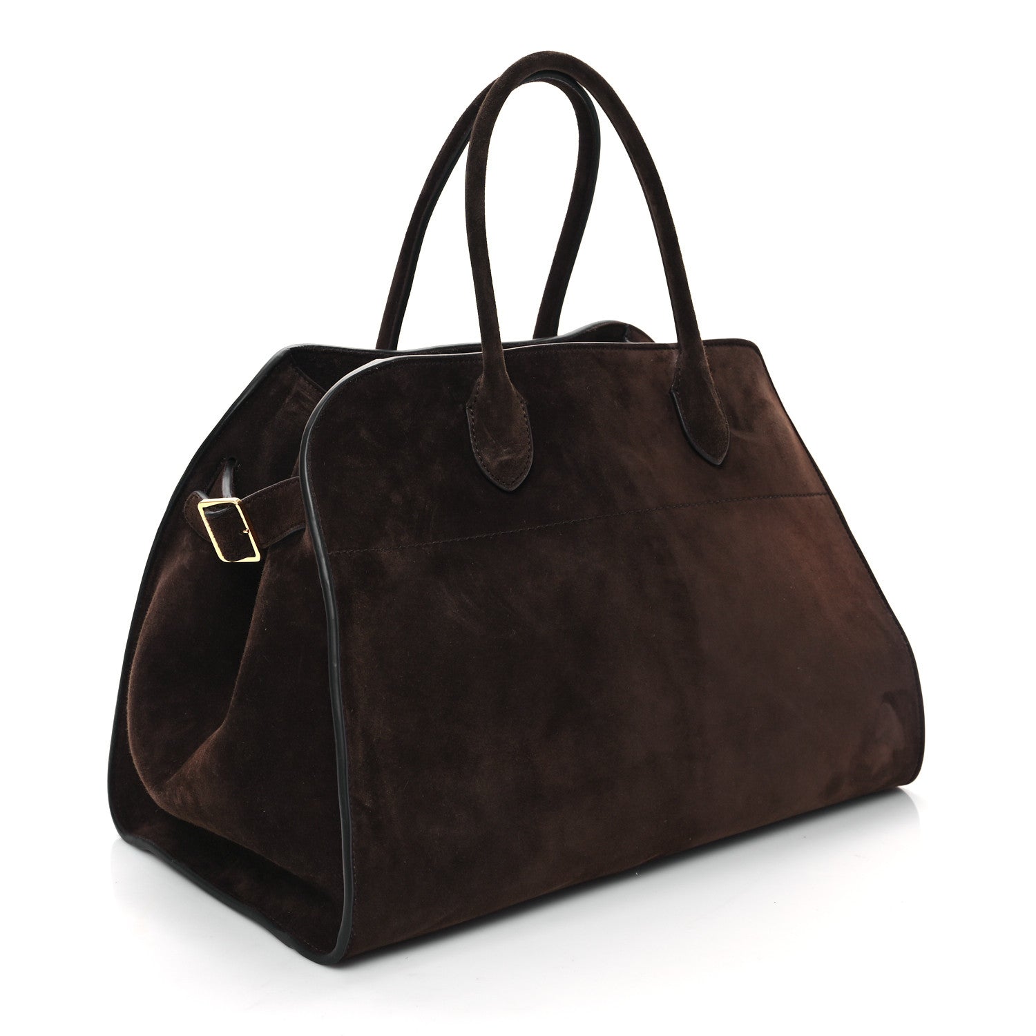 The Row Suede Soft Margaux 15 Mocha 3 of 8